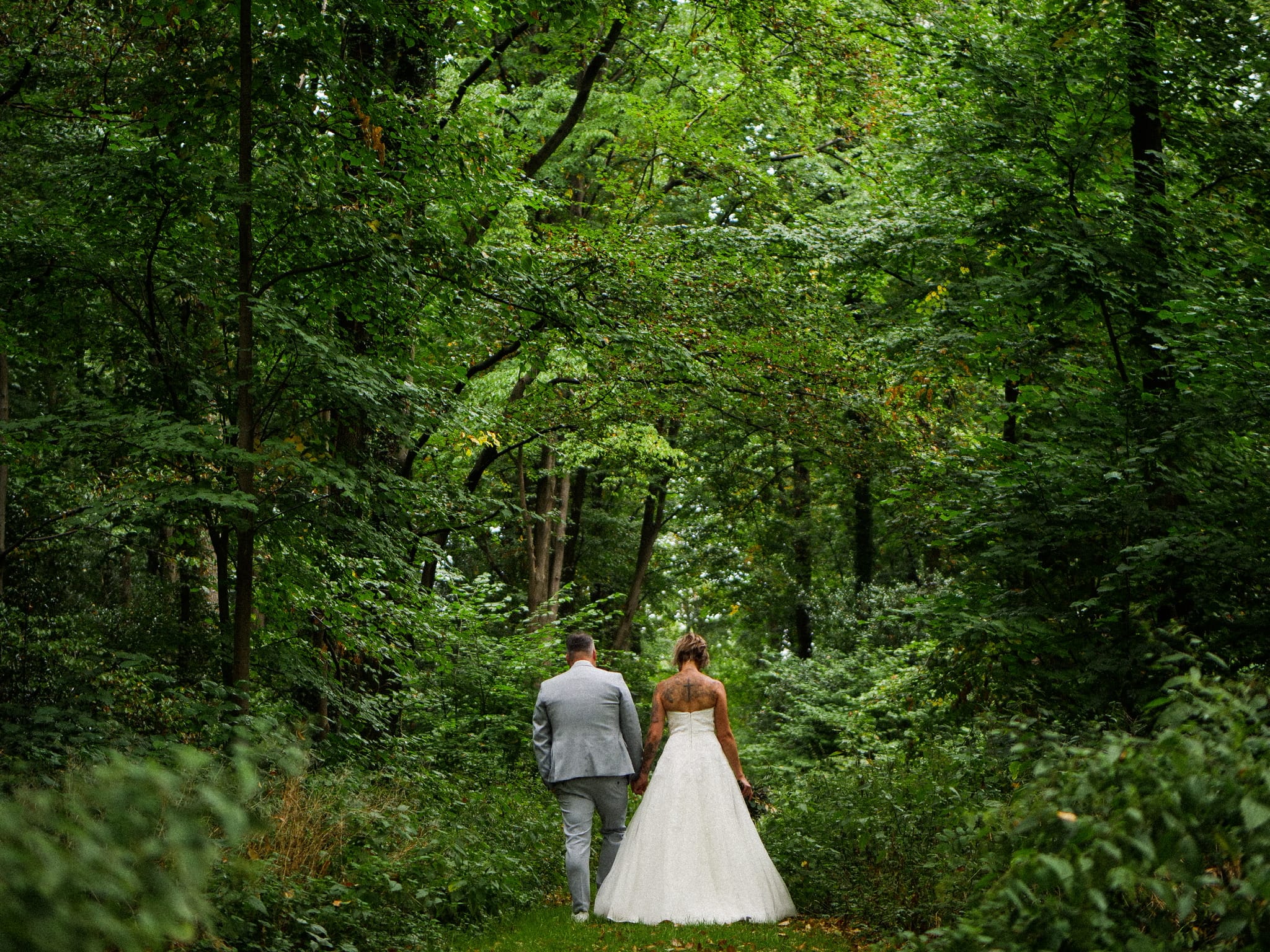 Hochzeitspaar im Fritz Park