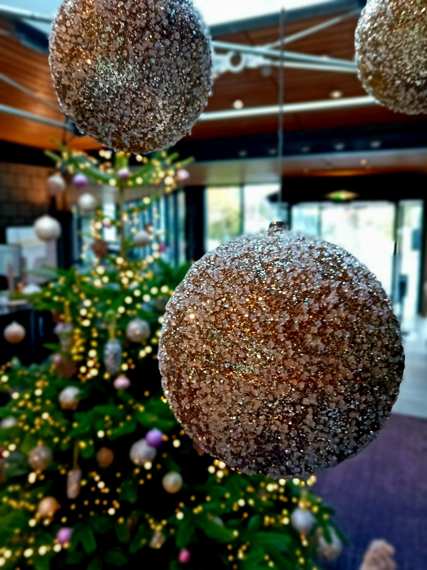 Weihnachtsdekoration im Fritz am Brunnen